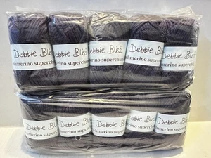 Neu #16020 10 Knäuel Debbie Bliss Cashmerino superchunky Wolle Garn 100g Italien - Bild 1 von 6