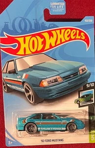 HOT WHEELS SPEED BLUR '92 FORD MUSTANG BLUE 152/250 . SEE COMBINED OFFERS! - Picture 1 of 1