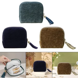 Travel Jewelry Case Soft Interior Jewelry Storage Pouch for Earrings Charms - Picture 1 of 20