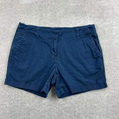 Pantalones Cortos Vineyard Vines Para Mujer Talla 8 Azul Chino Frente Plano Caquis Verano Algodón Foto 1 de 4