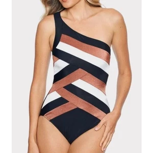 Traje de baño Miraclesuit Spectra Matrix de una pieza para mujer talla 16 adelgazante moldeador - Imagen 1 de 10