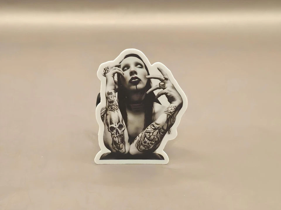 Marilyn Manson Stickers Band Alternative Gothic Rock Metal Antichrist Superstar - Image 1 of 1