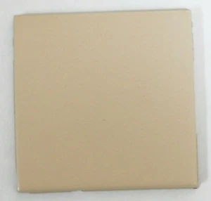 3 7/8" x 3 7/8" Rich Cream Tile Matte Wall Remodel Mosaic Ceramic C#641 1 Pc - Picture 1 of 1