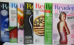 Lot of 7 - Reader's Digest Large Print Magazines - 2018 - 2019 - 2020 Paperbacks - Picture 1 of 8