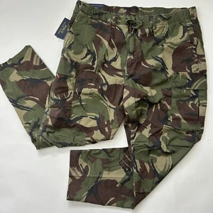 Polo Ralph Lauren Cargo Pants Men’s 42x32 Slim Fit Camo Drawstring Taper Leg - Picture 1 of 7