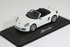 Minichamps 1:43 Porsche 981 Boxster bianco concessionario ver. WAP0202000D - Foto 1 di 2