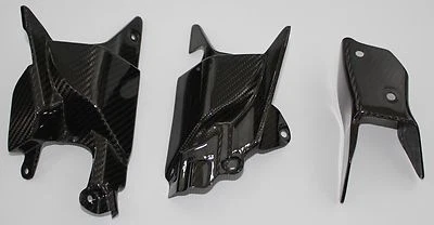 Paneles laterales laterales laterales Honda VFR800 2002-2013 - 100 % fibra de carbono Foto 1 de 4