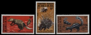 Afar und Issa 1975 - Mi-N.o 122-124 ** - Estampillada sin montar o nunca montada - Animales salvajes / animales salvajes - Imagen 1 de 1