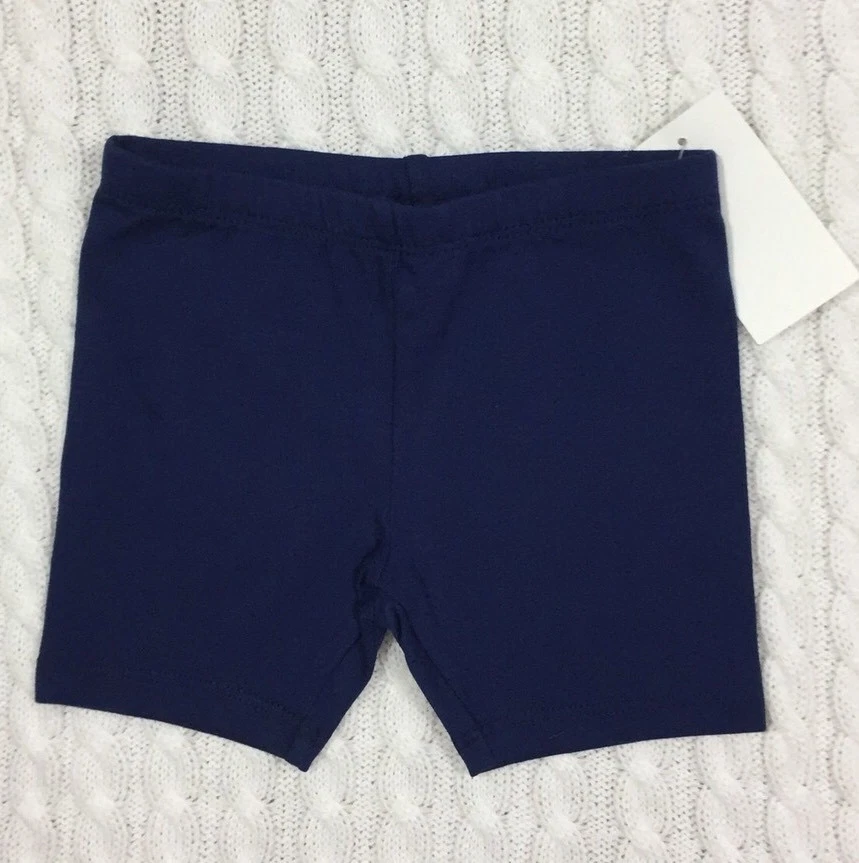 Shorts pull-on azul marinho feminino Oshkosh B’gosh 6-9 meses novo com etiquetas com elástico - Imagem 1 de 1