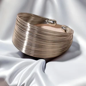 BRAZALETE BRAZALETE ROCKTHOSECURVES MUJER PLATA MULTI HEBRA - Imagen 1 de 4