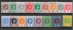 LEEWARD ISLANDS SG95/112 1938-51 DEFINITIVE SET TO 5/= MTD MINT - Bild 1 von 1