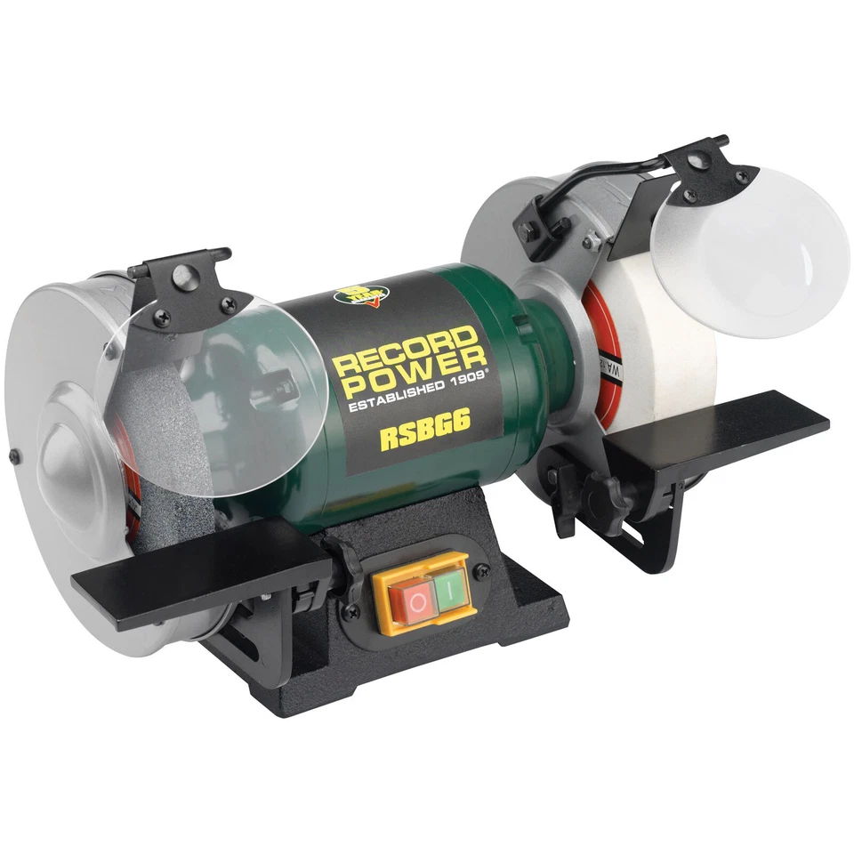 Moedor de bancada Record Power 71500/RSBG8 RSBG8 200mm (8 polegadas) 550W 240V - Imagem 1 de 1