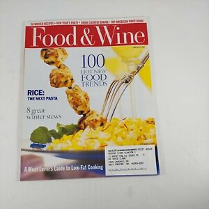 Food & Wine Magazine January 1997 100 Hot Food Trends, Rice: The Next Pasta