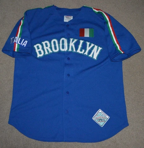 Brooklyn Cyclones Italian Heritage Specialty AUTHENTIC Jersey Sz 46 Cover