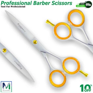 Professional Barber Hair Cutting Scissors 6.5" – Bevel Shape with Gold Screw - Picture 1 of 3