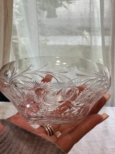 Webb Corbett / Royal Doulton Kristall Englischschliff - Glas, 3er Set Obstschale Vintage - Bild 1 von 18