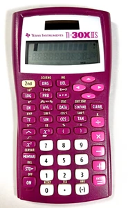 Texas Instrument TI-30XIIS Pink Scientific Solar Calculator Tested - Picture 1 of 7