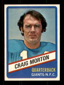 1976 Wonder Bread #1 Craig Morton NM/NM+ NY Giants 202471