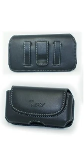 Leather Case Pouch Holster w Belt Clip for Sprint Sanyo SCP-3100, SCP-8400, Vero - Picture 1 of 3