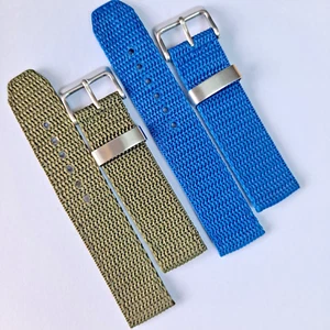 Two Heavy Duty Nylon Webbing Watch Straps. 20mm fittings. - Picture 1 of 5