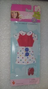 Barbie Fun To Dress Fashion By Mattel Learn Button MOC New Old Stock Has Jellies - Picture 1 of 5