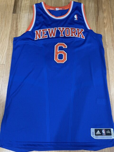 Men's New York Knicks adidas Blue On-Court Ultimate climalite