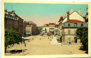 LONS LE SAUNIER 39 cpa Place de la Liberté 1941 - Picture 1 of 2