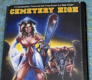 CEMETERY HIGH '89 VHS EINHORN VIDEO HORROR RARITÄT GORMAN BECHARD SELTEN - Bild 1 von 6