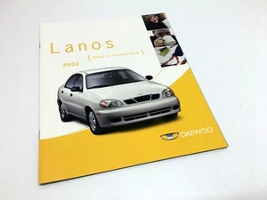 Daewoo Lanos 2002 sedán hatchback folleto - Imagen 1 de 1