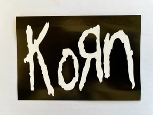 Korn Sticker Vinyl Decal 6.25" X 4.25" Rock Metal Car Window Bumper (42) - Picture 1 of 1