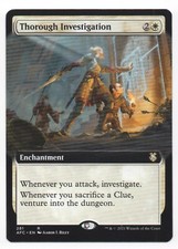 MTG D&D Commander Thorough Investigation Borderless, NM, NBP