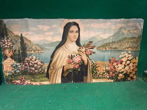 dipinto di salvatore maldarelli epoca santa teresa del bambin gesu' - Foto 1 di 12