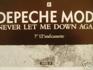 DEPECHE MODE Never Let Me Down Again UK magazine ADVERT / mini Poster 8x6" - Bild 1 von 1