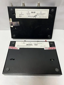Set Top Coaxial Cable Boxes Unbranded  Untested Toggle Switch Set of 2 - Picture 1 of 8