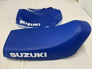 SUZUKI LT50 SEAT COVER SUZUKI ALT50 SEAT COVER 1983 TO 2001 (BLUE) (S-82) - Picture 1 of 12