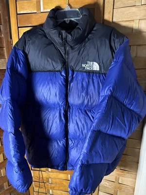 North Face Grande 48” Alrededor L 27” A 24” Púrpura Plumón Chaqueta Guardar Bolsillos Cálido Esquí Foto 1 de 4