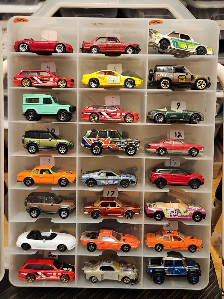 hot wheels/matchbox BMW / LAND ROVER (case #32) m1 z3 z8 2002 328i 850i - Image 1 of 1