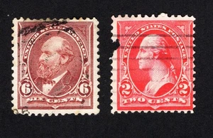 USA 1894-95 set of stamps Mi# 90C I, 94 used CV=31.2$ - Picture 1 of 2