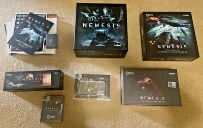 Nemesis Board Game w/ Expansions & More - Original Kickstarter - Mint - Image 1 of 4