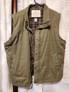 St John's Bay Mens XL Vest Full Zip Pockets - Picture 1 of 15