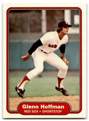 1982 Fleer Glenn Hoffman Boston Red Sox #296 - Image 1 of 2