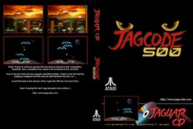 Atari Jaguar CD Game Jagcode 500 (Jungle Jag & Martian Attack)