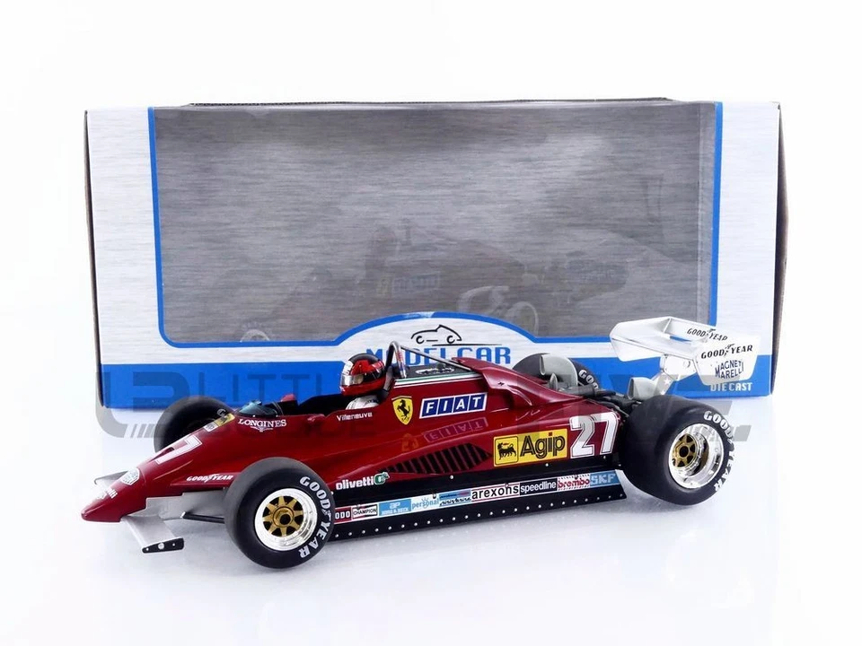MCG 1/18 - FERRARI 126C2 - BELGIAN GP 1982 (G. VILLENEUVE) 18629F - Image 1 of 1