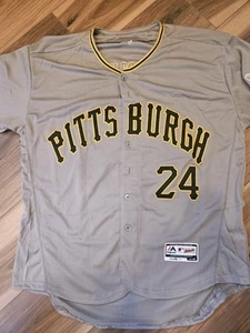 Barry Bonds 1992 jersey Pittsburgh pirates gray men's size throwback XL - Picture 1 of 8