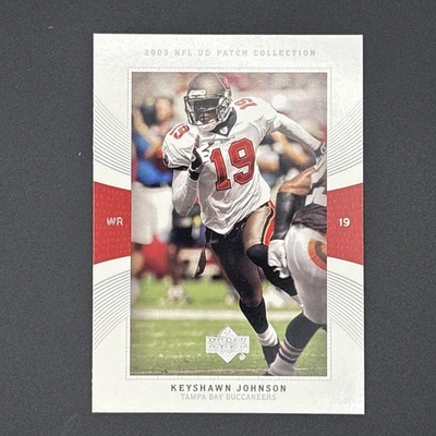 2003 Upper Deck UD Patch Collection - Keyshawn Johnson #19 - Image 1 of 2
