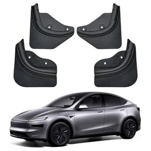 For 2025-2026 Tesla Model Y Mud Flaps No Drill Splash Guards for All-Weather - Picture 1 of 10