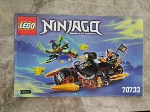 Lego instrucciones de construcción 70733 Ninjago Masters of Spinjitzu Cole's Donner -Bike - Imagen 1 de 2