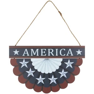 Northlight America Wall Bunting Patriotic Hanging Decoration - 11.75" - Imagen 1 de 6
