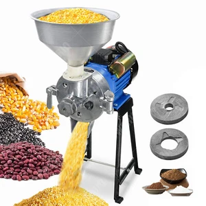 3000W Electric Grain Grinder Corn Wheat Flour Cereal Mill Wet & Dry - Picture 1 of 15