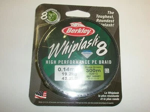 Berkley Whiplash 8 High Performance Braid ALL VARIETIES Fishing tackle - Picture 1 of 1